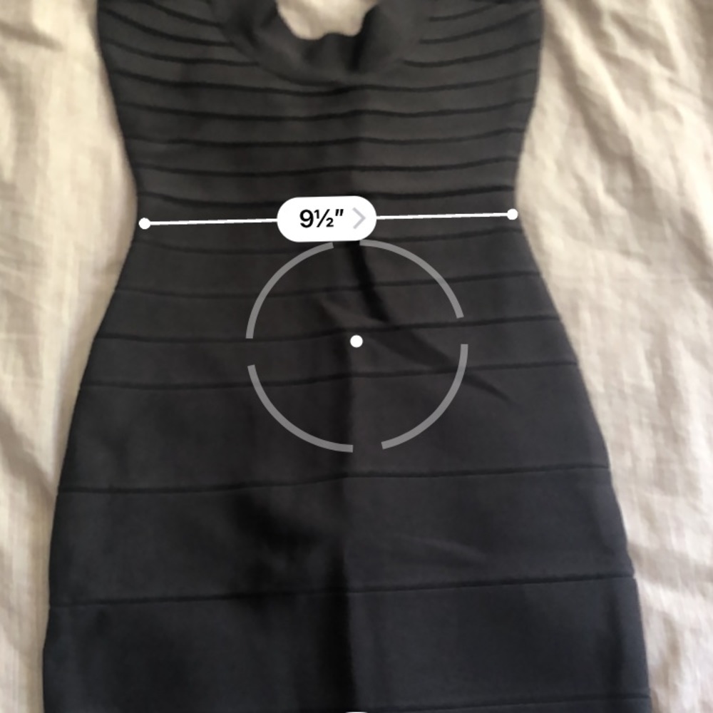 Herve Leger Classic Y2K Bandage Dress Gray SZ XXS - Picture 10 of 12